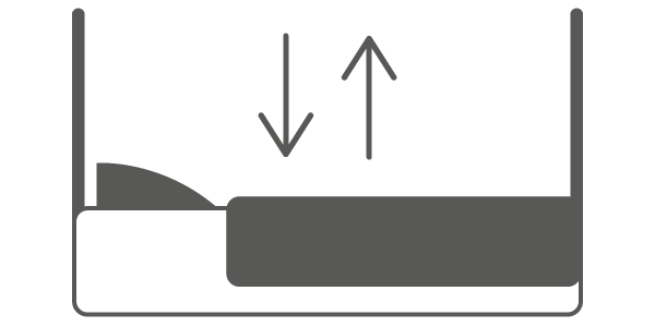 Drop-down Bed layout