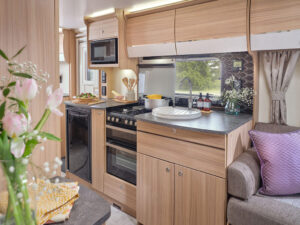 Bailey Pegasus Grande SE Ancona caravan kitchen